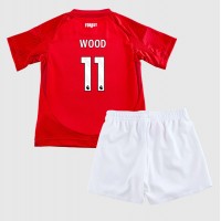 Nottingham Forest Chris Wood #11 Hjemme Trøje Børn 2024-25 Kortærmet (+ Korte bukser)